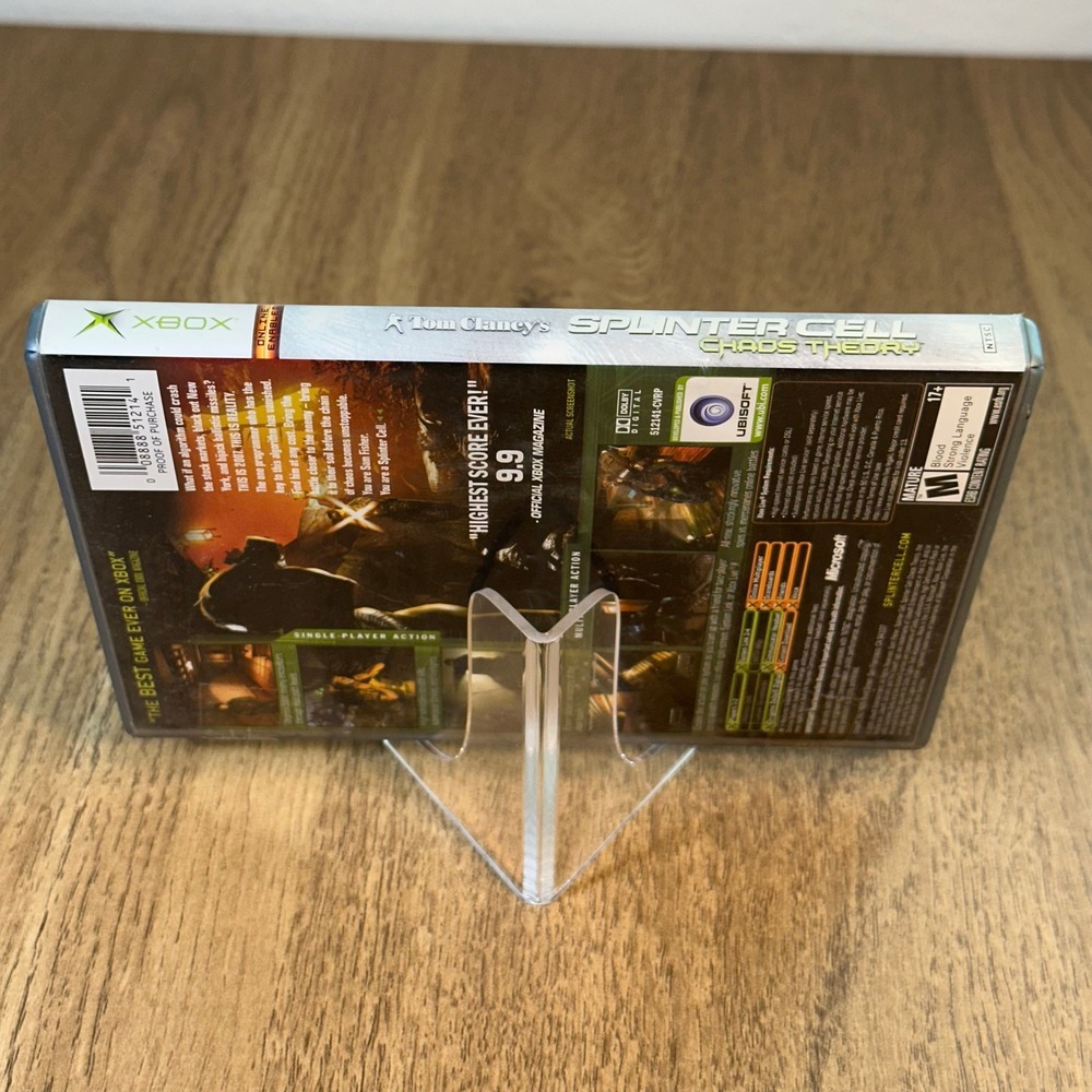 Splinter Cell Chaos Theory Xbox CIB Platinum Hits Tested Authentic Game - Picture 7 of 8